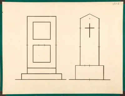Door Panel Gravestone