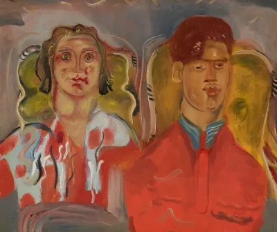 Double Portrait No 2 Katharine And Anthony West