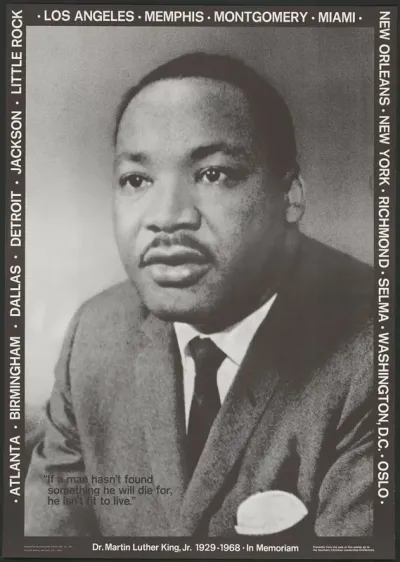 Dr Martin Luther King Jr 1929 1968 In Memoriam