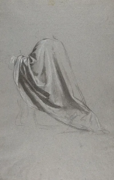 Drapery Study For A Bishop 3