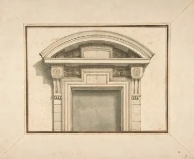 Drawing For A Door Frame