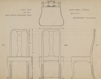 Drawing For Chair