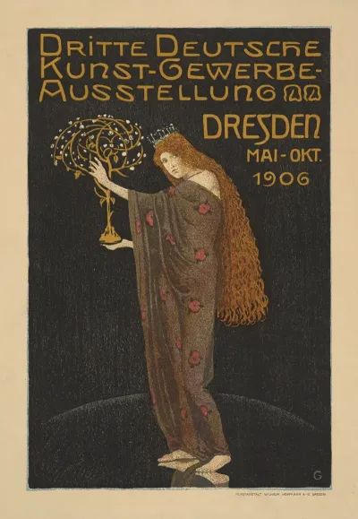 Dritte Deutsche Kunst Gewerbeausstellung Dresden Mai Okt 1906