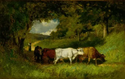 Driving Home The Cows