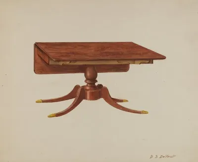Drop Leaf Table 3