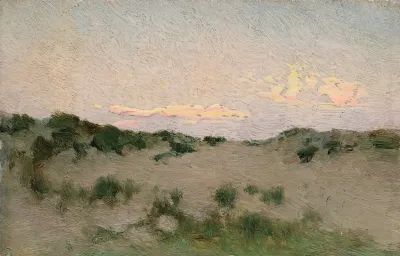 Dunes Au Crepuscule