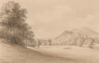 Dunster Castle Somerset Showing Castle In Distance