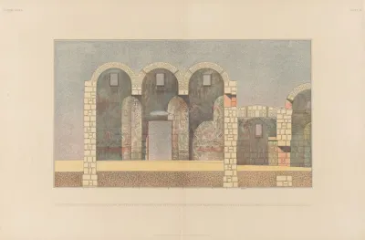 ḳuṣejr ʻamra Mit Einer Karte Von Arabia Petraea Pl 10