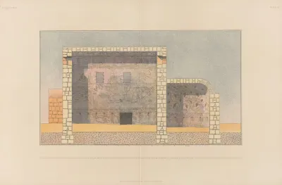 ḳuṣejr ʻamra Mit Einer Karte Von Arabia Petraea Pl 11