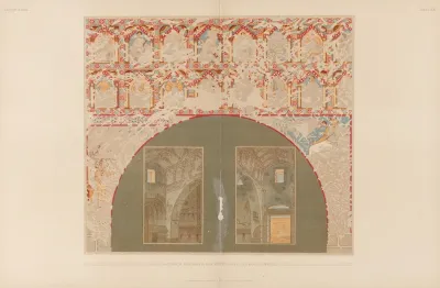 ḳuṣejr ʻamra Mit Einer Karte Von Arabia Petraea Pl 20