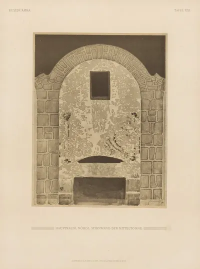 ḳuṣejr ʻamra Mit Einer Karte Von Arabia Petraea Pl 21