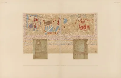 ḳuṣejr ʻamra Mit Einer Karte Von Arabia Petraea Pl 26