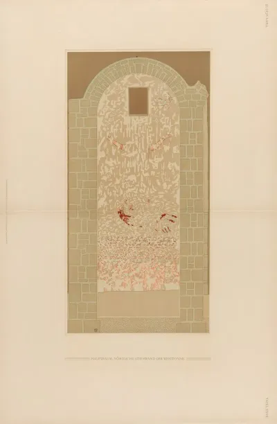 ḳuṣejr ʻamra Mit Einer Karte Von Arabia Petraea Pl 27