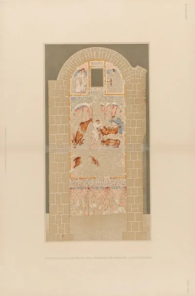 ḳuṣejr ʻamra Mit Einer Karte Von Arabia Petraea Pl 29