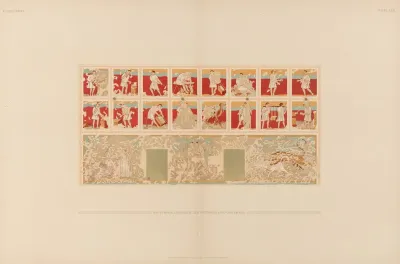 ḳuṣejr ʻamra Mit Einer Karte Von Arabia Petraea Pl 30