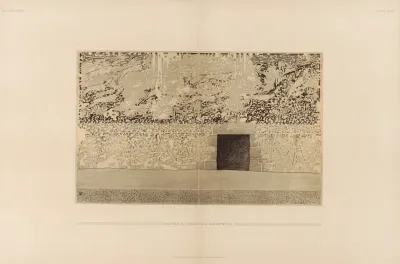 ḳuṣejr ʻamra Mit Einer Karte Von Arabia Petraea Pl 31