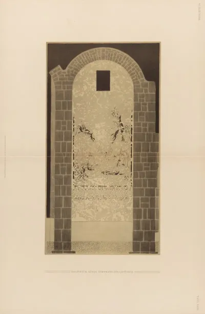 ḳuṣejr ʻamra Mit Einer Karte Von Arabia Petraea Pl 32