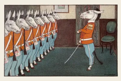 Each Warrior Bears A Trusty Gun