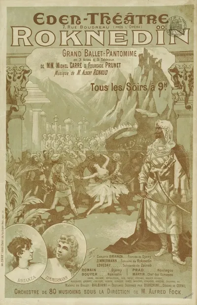 Eden Theatre 7 Rue Boudreau Pres Lopera Roknedin Grand Ballet Pantomime