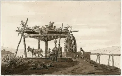 Een Waterput Met Raderwerk En Trekezel 2