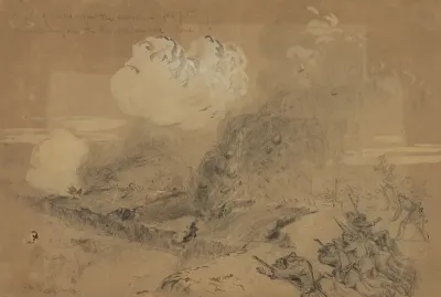 Effects Of Shells Upon The Enemies Rifle Pits At The Crossing Over The Rappahannock June 5th