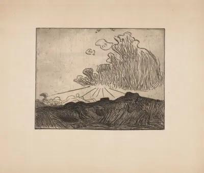 Effet Du Soleil Dans Un Nuage