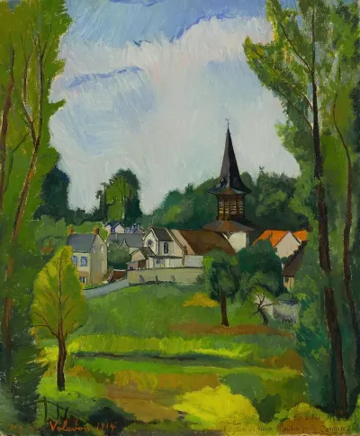 Eglise De Vieux Moulin Pres Compiegne Oise