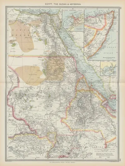 Egypt The Sudan And Abyssinia