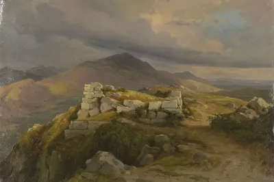 Eine Zyklopenmauer Bei Civitella Dem Heutigen Bellegra