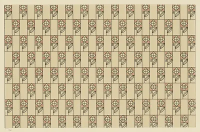 Einwickelpapier Der Wiener Werkstatte Mit Rosenmarke