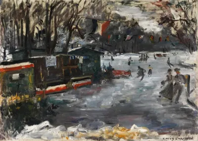 Eisbahn Im Berliner Tiergarten
