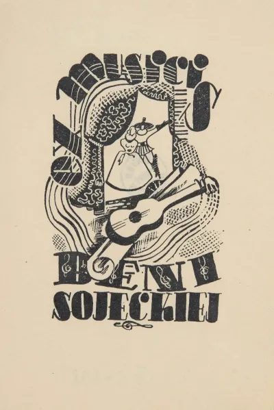 Ekslibris Benigny Sojeckiej 1920 2000