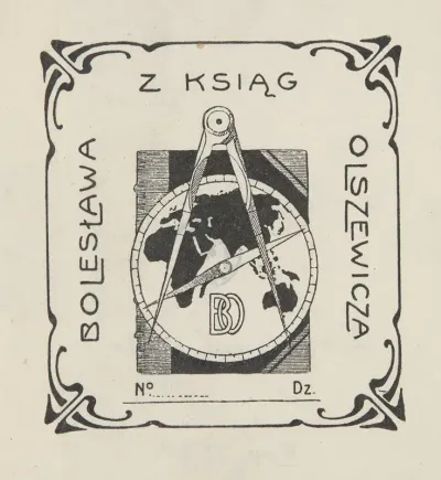 Ekslibris Boleslawa Olszewicza 1893 1972