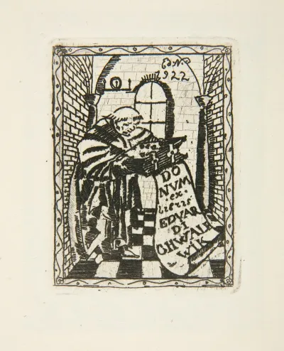 Ekslibris Edwarda Chwalewika 1873 1956 2