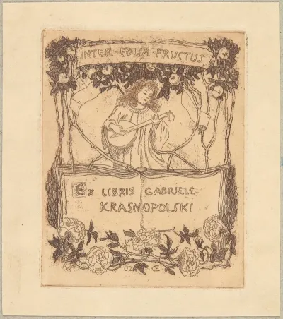 Ekslibris Gabriele Krasnopolski