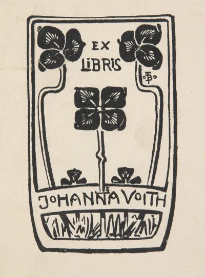 Ekslibris Johanna Voith