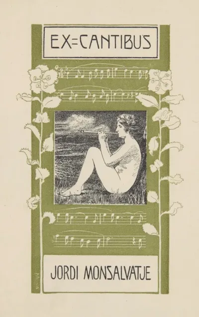 Ekslibris Jordi Monsalvatje I Fossas 1872 1922