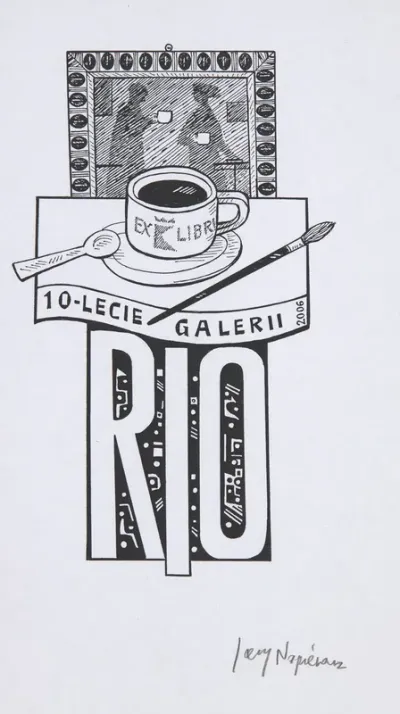 Ekslibris Jubileuszowy Galerii Rio_ W Krakowie