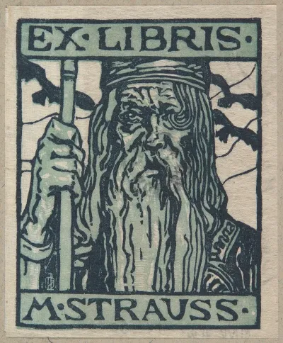 Ekslibris Margarethe Strauss