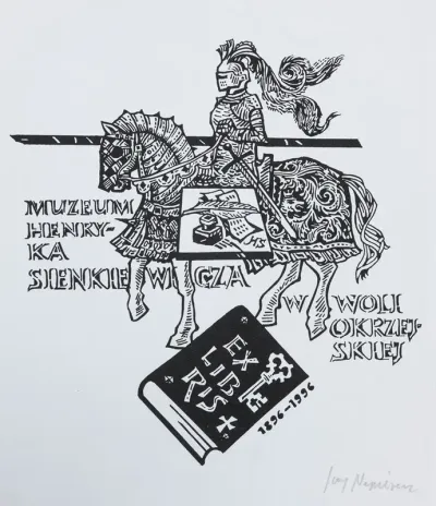 Ekslibris Muzeum Henryka Sienkiewicza W Woli Okrzejskiej