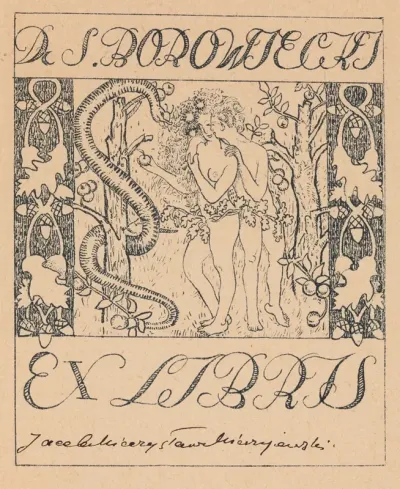 Ekslibris Stefana Jozefa Borowieckiego 1881 1937