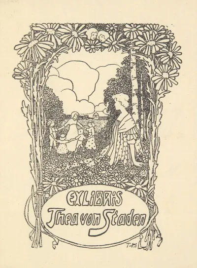 Ekslibris Thea Von Staden