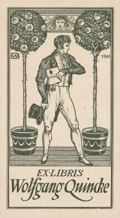 Ekslibris Wolfgang Quincke 1859 1940