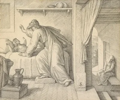 Elijah Revives The Son Of The Widow Of Zarephath