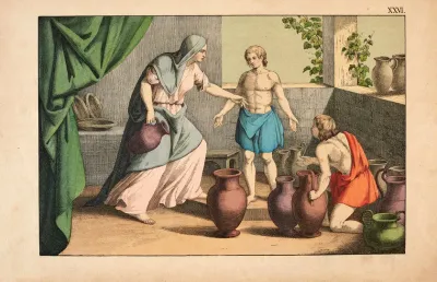 Elisha And The Widows Oil