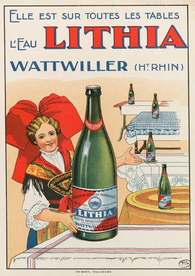Elle Est Sur Toutes Les Tables Leau Lithia Wattwiller Haut Rhin