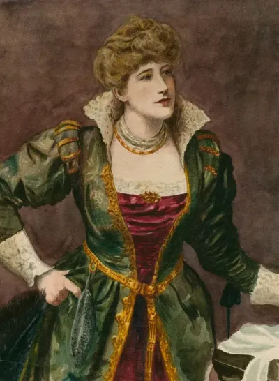 Ellen Terry As Beatrice In Shakespeares Much Ado About Nothing
