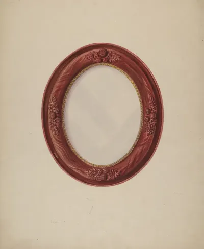 Elliptical Picture Frame