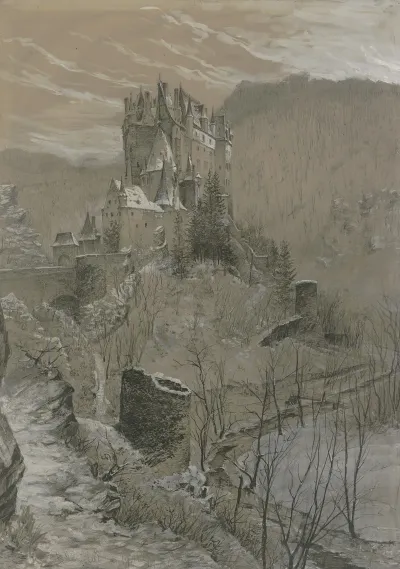 Eltz Castle In The Winter
