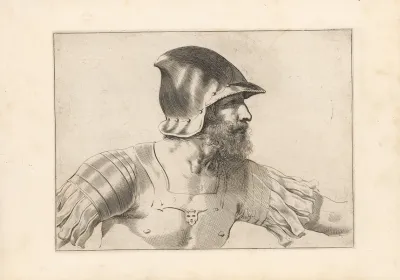 Engravings After Guercinos Libro Dei Disegni Pl 11